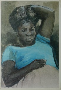 échange tresses africaines contre portrait!