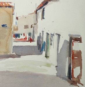 aquarelle rue Portugal