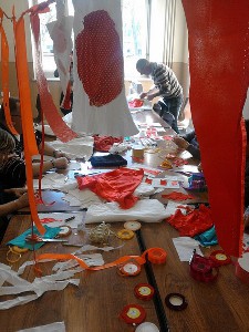 ateliers de création de banderolles, fanions, rubans