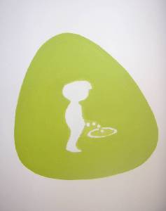 Signalétique toilettes garçons