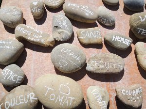 messages au jardin