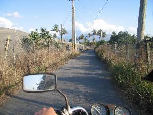 en moto sur les routes