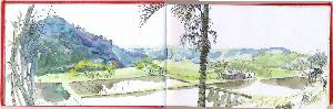 croquis dans les montagnes (zone aborigène)