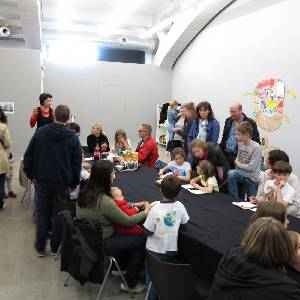 restitution des kunstkids avec les parents